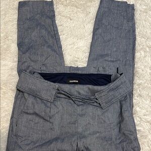 Express High waist belted trousers